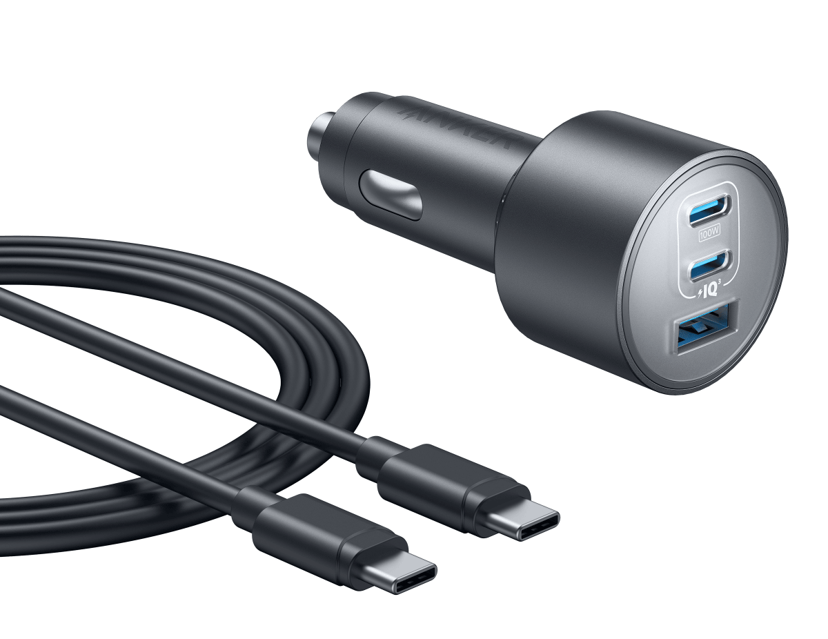 Anker Nano 167.5W 3-Port Fast Car Charger