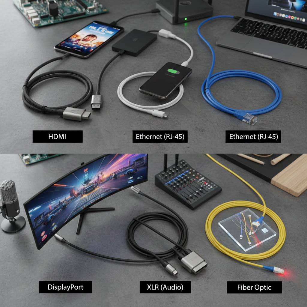 A comparison of cable types and use cases