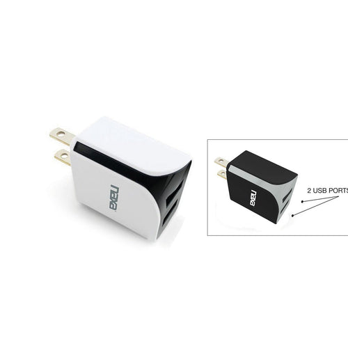 10 Watt 2.1 Amp Dual USB Car Charger - WHITE.... - Dynamic Power Supply - Accessories
