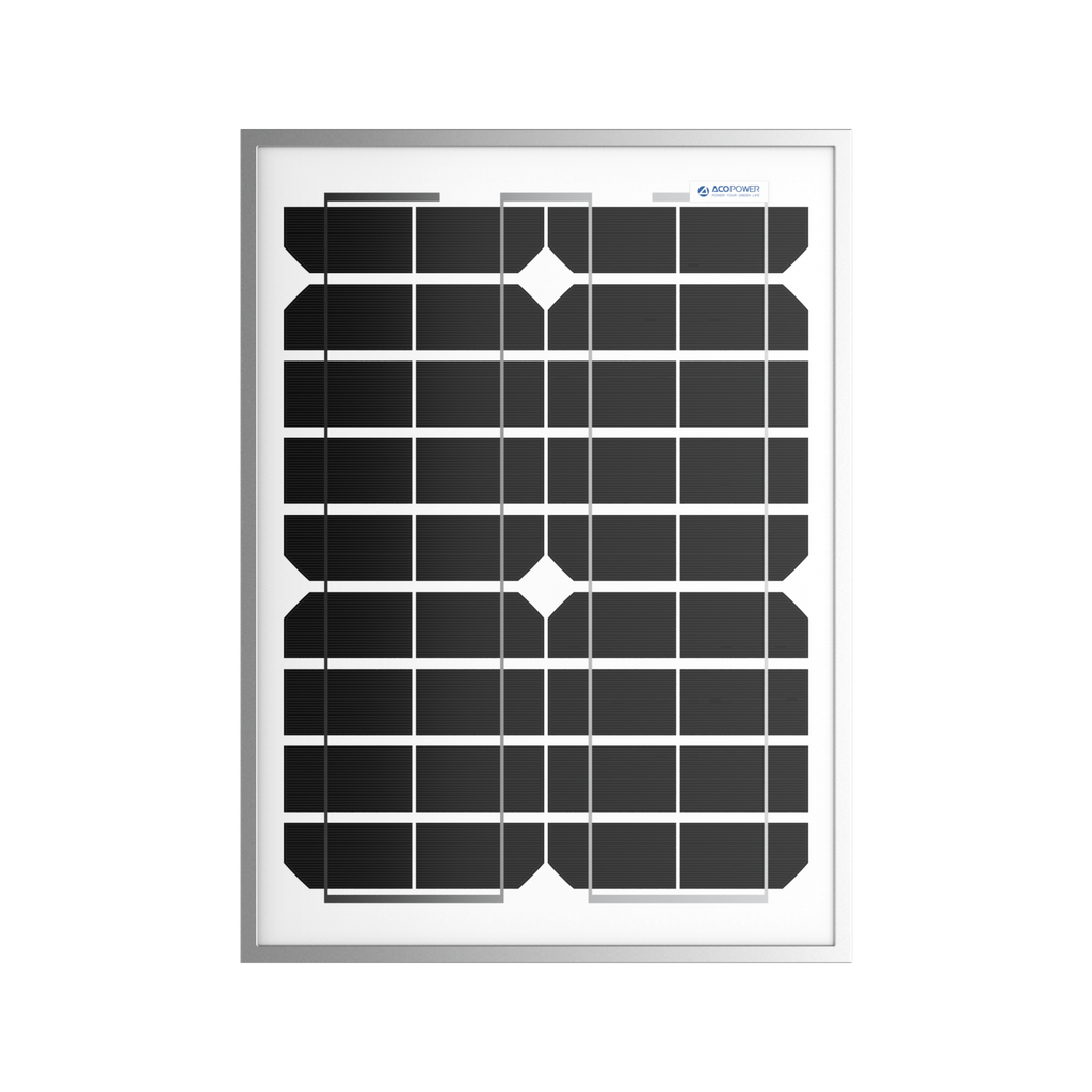 20 Watt 12 Volt Monocrystalline Solar Panel