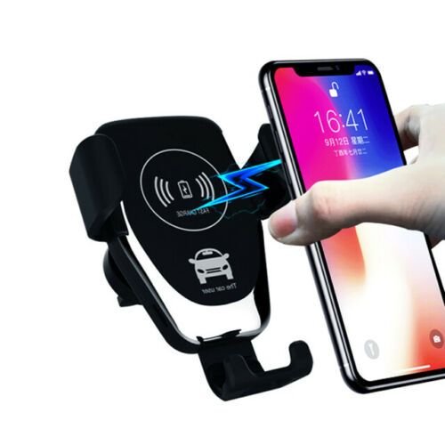 10W Wireless Fast Car Charger Mount Holder Stand Automatic Clamping Charging - Dynamic Power Supply - n/a
