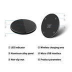 15W Qi Fast Wireless Charging Pad for Compatible Smartphones - Dynamic Power Supply - Wireless Charger
