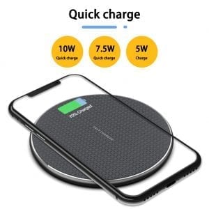 15W Qi Fast Wireless Charging Pad for Compatible Smartphones - Dynamic Power Supply - Wireless Charger