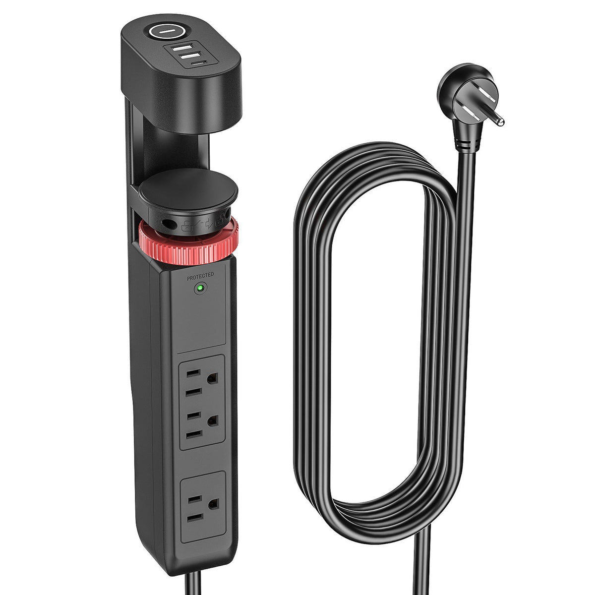 Organized Power Access for Desks, Offices & Gaming Setups