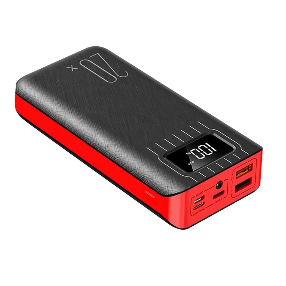 20000mAh External Battery Power Bank Dual USB With LED Flashlight - Dynamic Power Supply - Power Bank