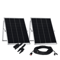 200W Rigid Solar Panels w/ cable and connector - Dynamic Power Supply - 