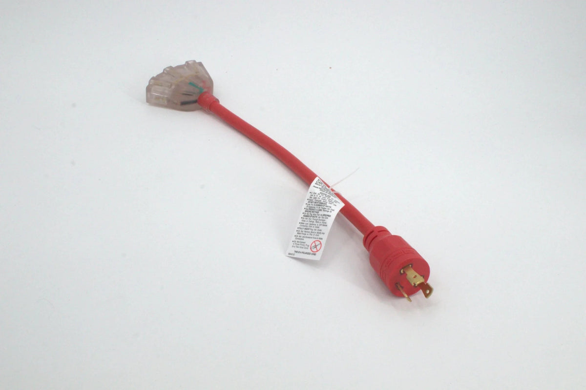 30 Amp Generator Adapter Cord L5-30P to 3x 5-15R Outlets - Dynamic Power Supply - Extension Cable