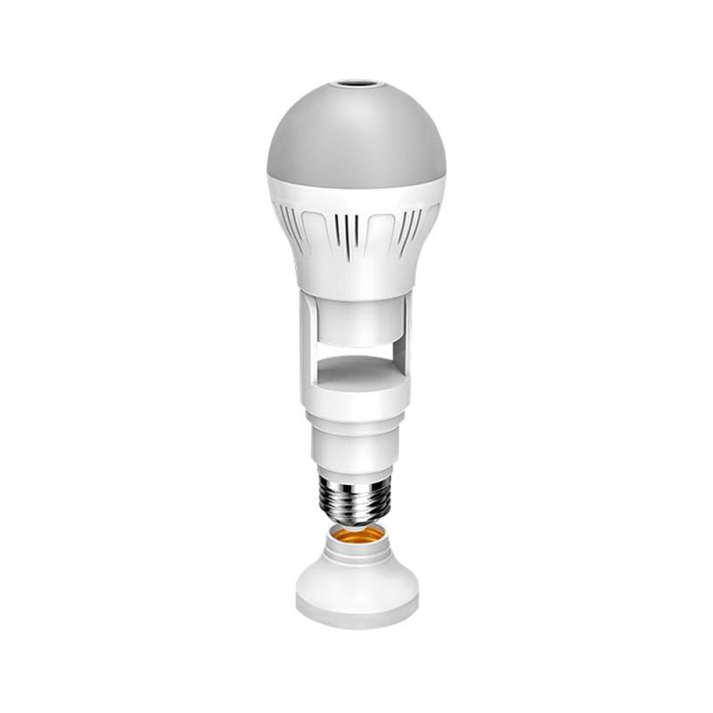 360° Panoramic Hidden Light Bulb Wi-Fi Camera - Dynamic Power Supply - Security Camera