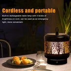 4000mAh Rechargeable Battery Operated Desk lamp - Dynamic Power Supply - n/a