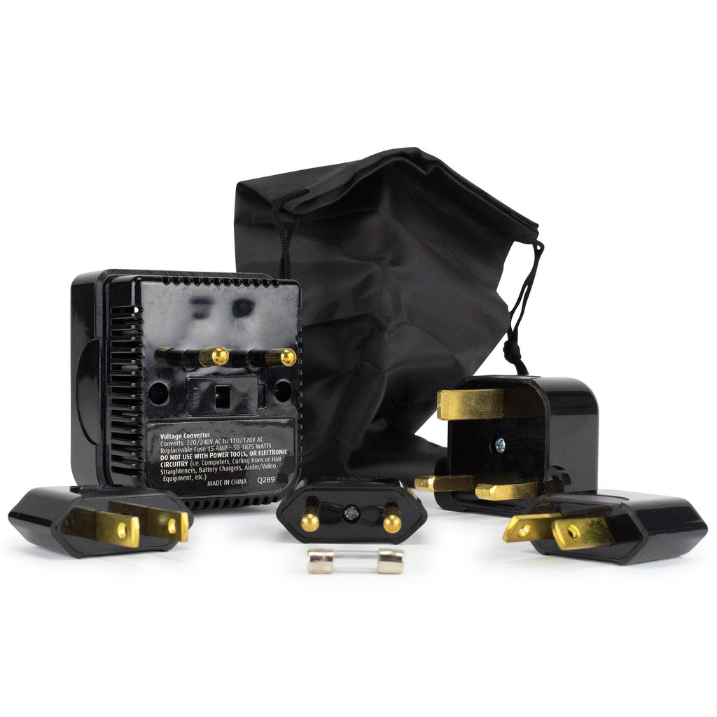 Step-Down Travel Voltage Converter and Adapter Kit with Pouch-2