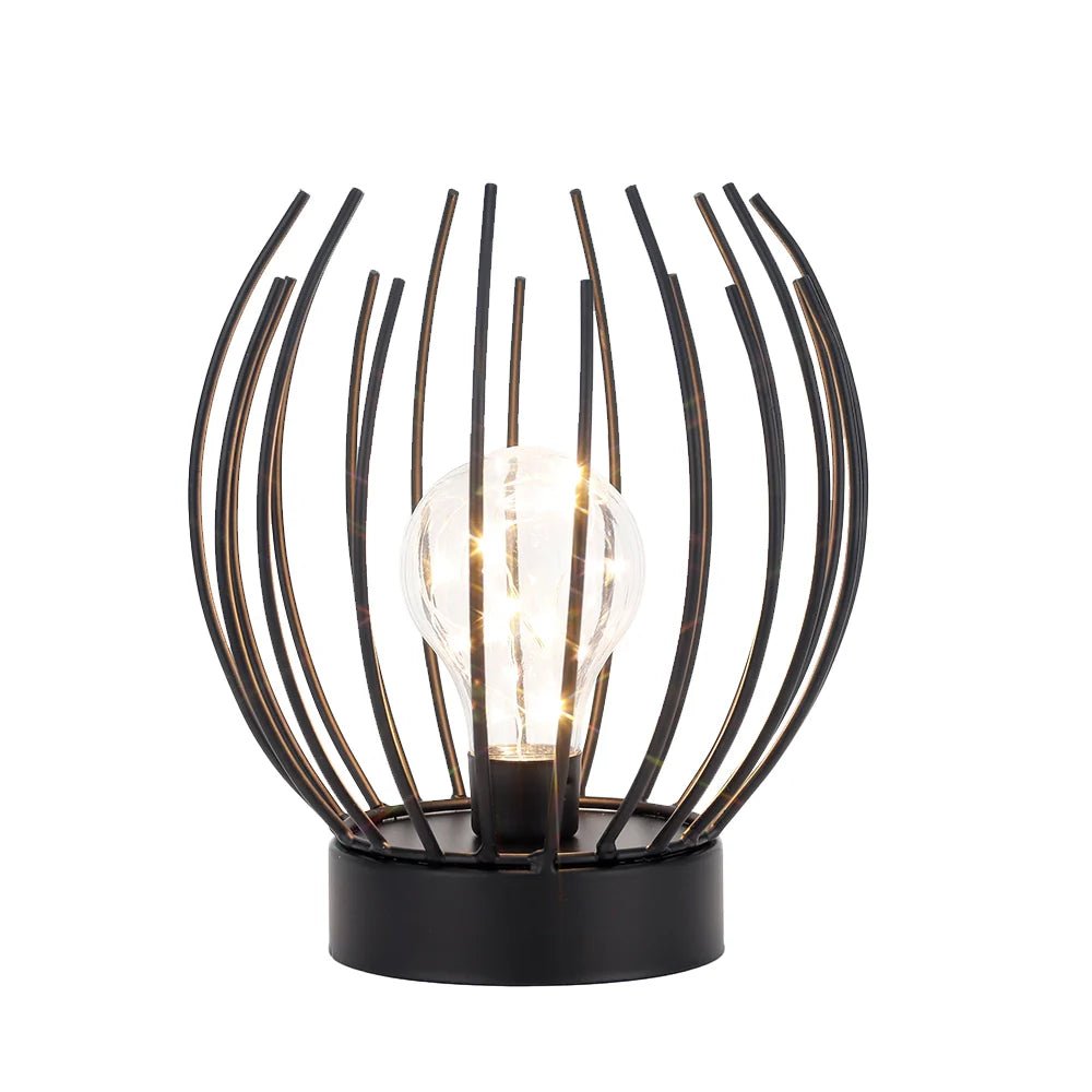 7" Tall Battery powered table lamp - Dynamic Power Supply - Battery operated lamps