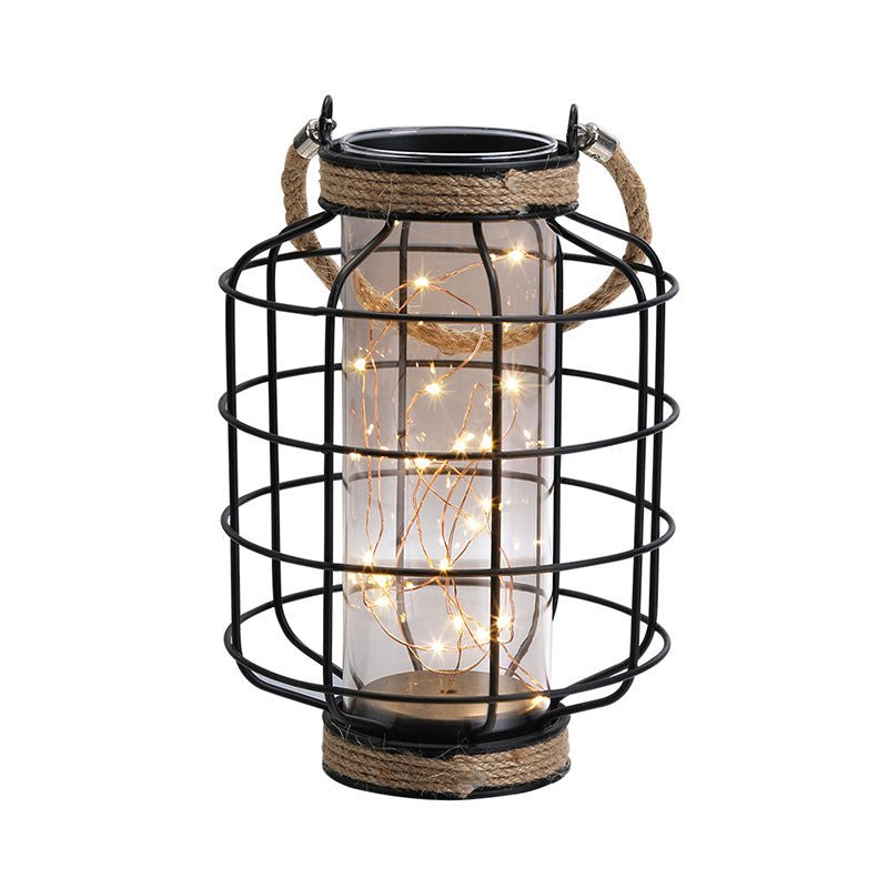 9.4" Tall Battery powered table lamp - Dynamic Power Supply - Battery operated lamps