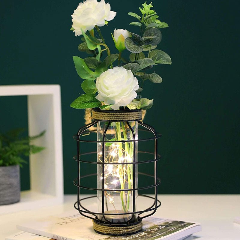 9.4" Tall Battery powered table lamp - Dynamic Power Supply - Battery operated lamps