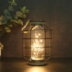 9.4" Tall Battery powered table lamp - Dynamic Power Supply - Battery operated lamps