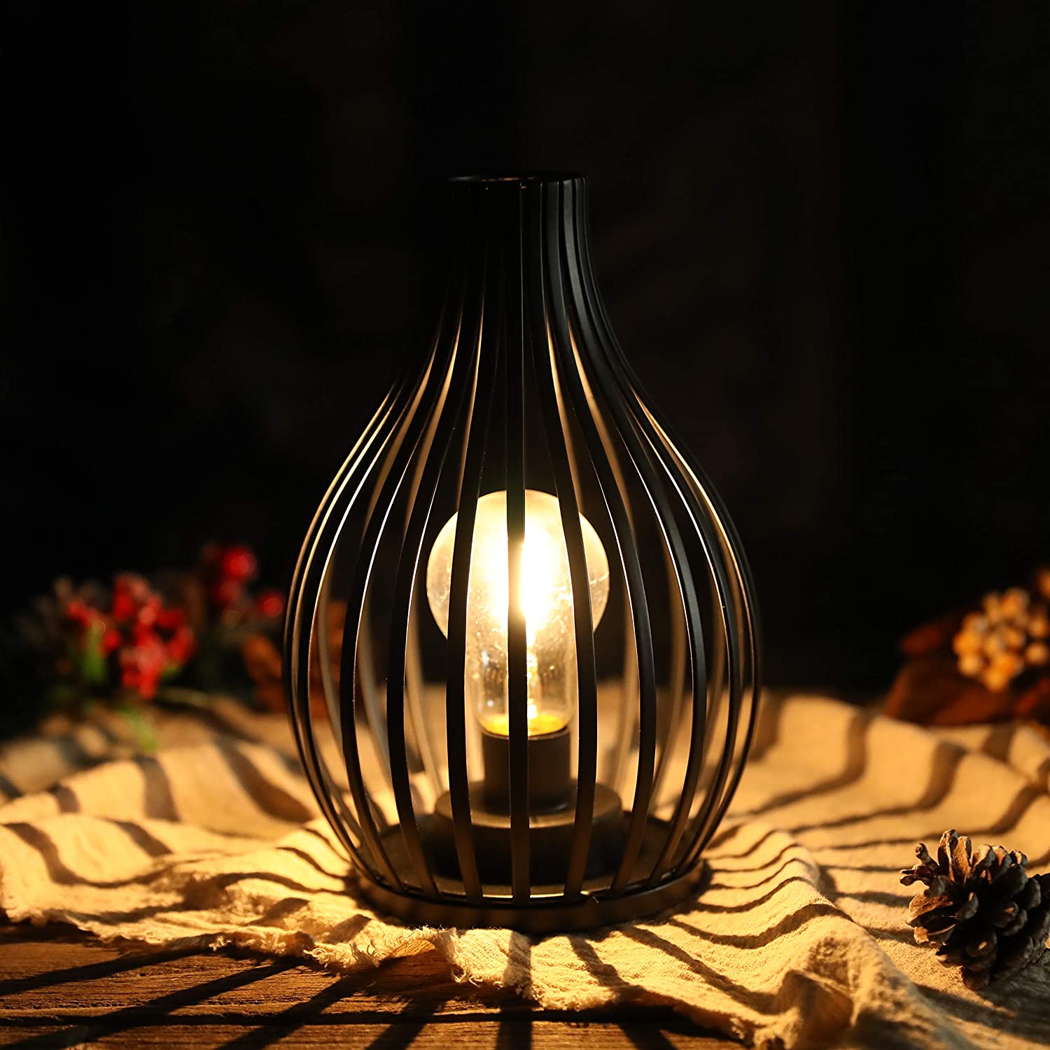 9.5''High Battery - Powered Table Lamp - Dynamic Power Supply - n/a