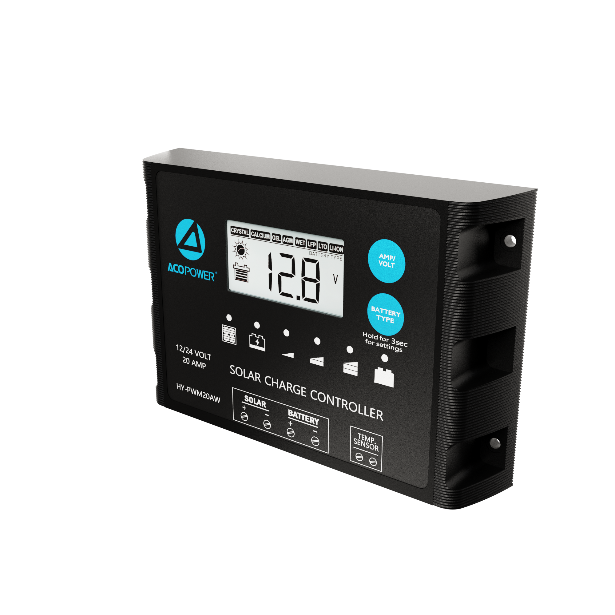 ProteusX 20A PWM Solar Charge Controller