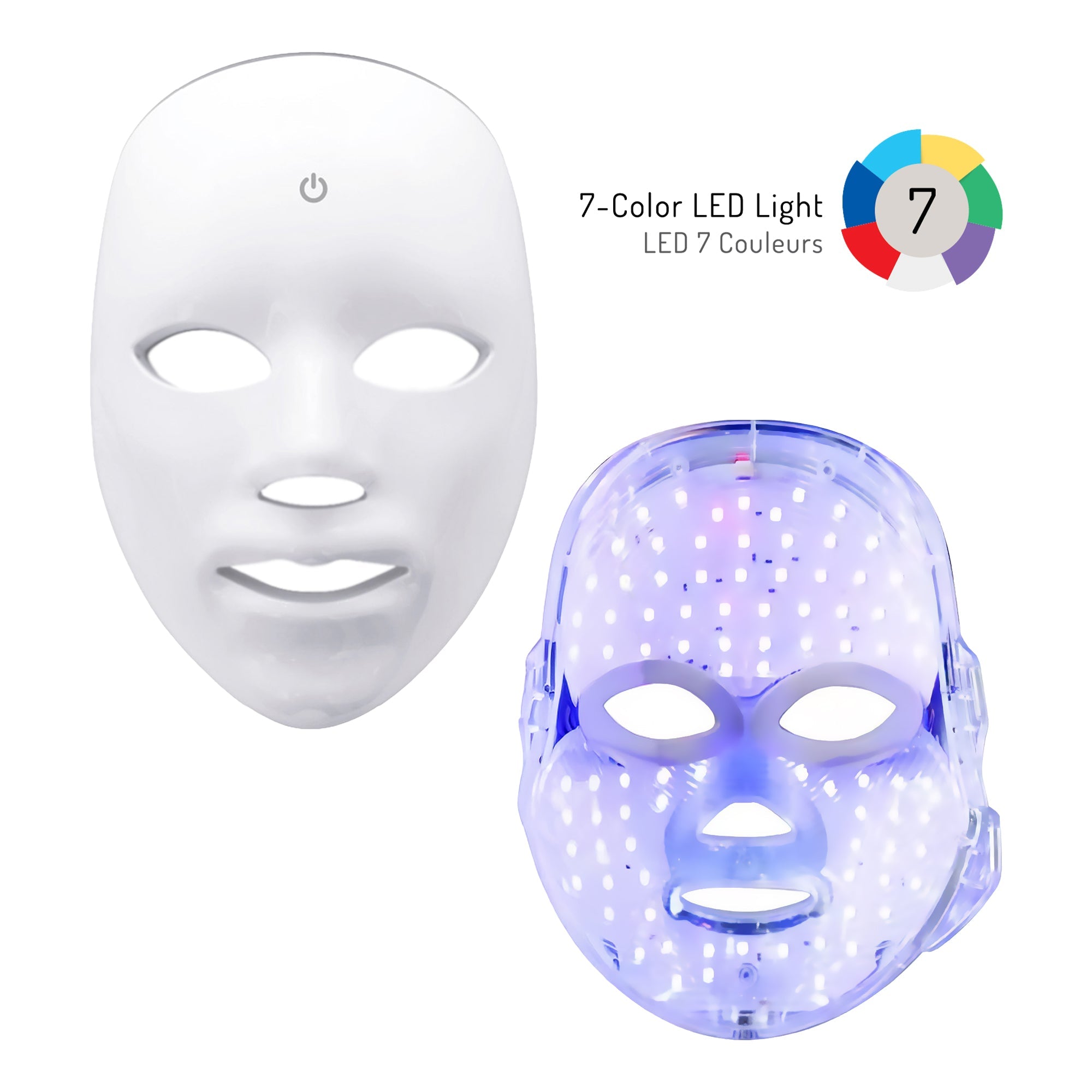 7-in-1 LED Light Therapy Face Mask – Advanced Skincare at Home!