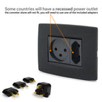 Step-Down Travel Voltage Converter and Adapter Kit with Pouch-4