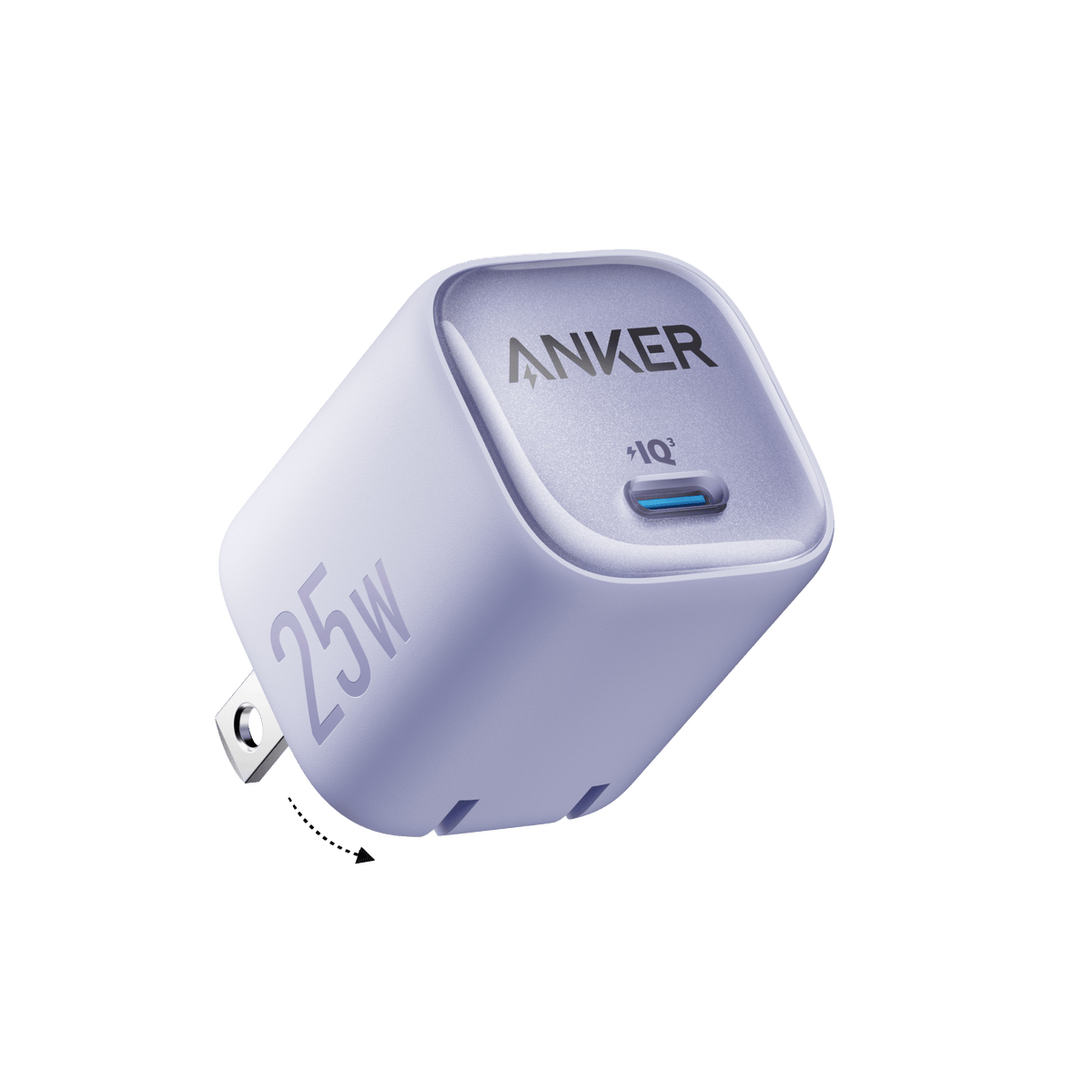 Anker 25W Compact USB-C Wall Charger – Fast Charging Power Adapter with Foldable Plug - Dynamic Power Supply - Wall Charger