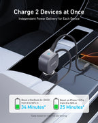 Anker Nano 75W Car Charger - Dynamic Power Supply - 