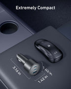 Anker Nano Car Charger (167.5W, 3 Ports) - Dynamic Power Supply - Car Charger