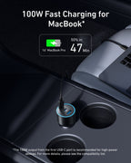 Anker Nano Car Charger (167.5W, 3 Ports) - Dynamic Power Supply - Car Charger