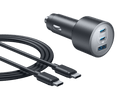 Anker Nano Car Charger (167.5W, 3 Ports) - Dynamic Power Supply - Car Charger