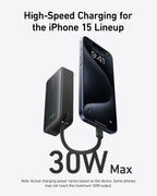 Anker Nano Power Bank (30W, Built-In USB-C Cable) - Dynamic Power Supply - Power Bank