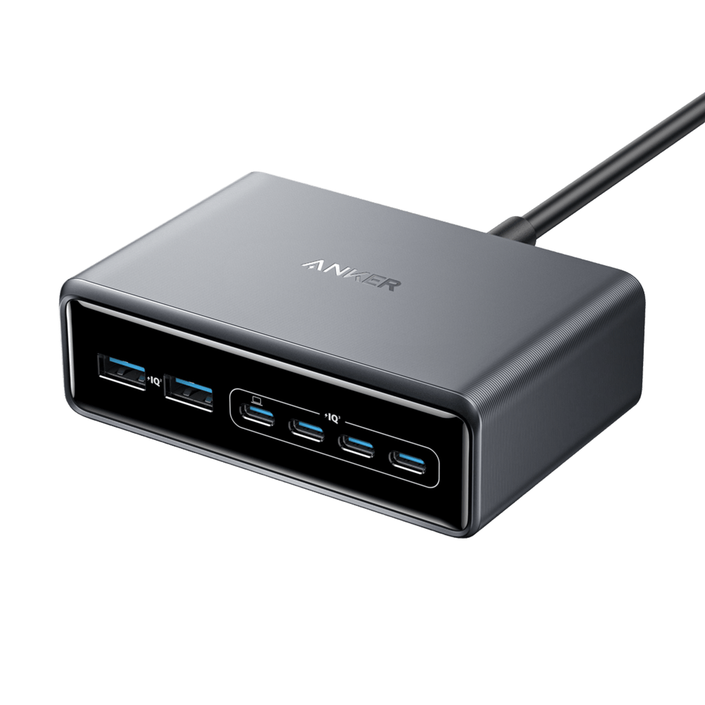 Anker Prime Charger (200W, 6 Ports, GaN) - Dynamic Power Supply - 