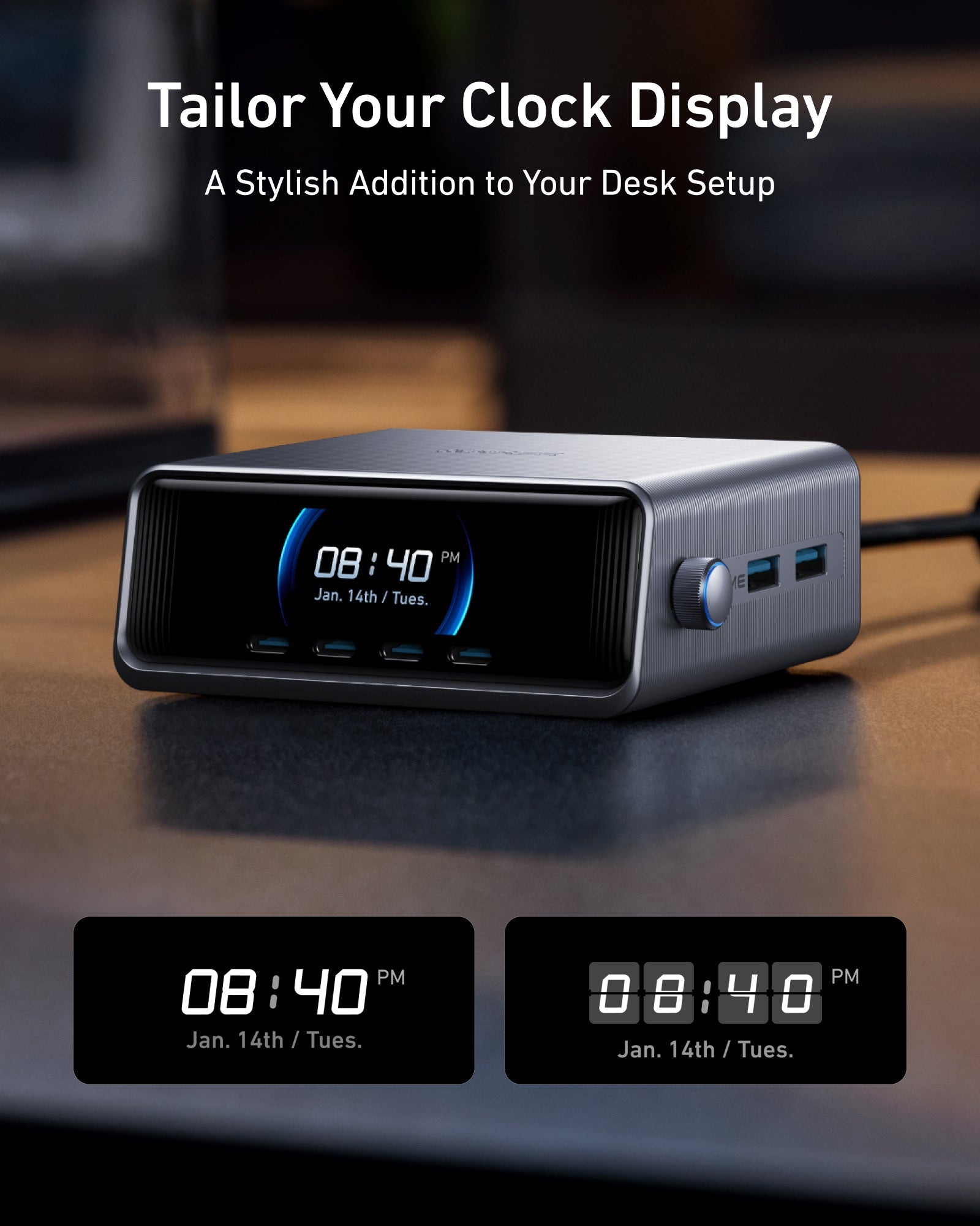 Anker Prime Charger (250W, 6 Ports, GaNPrime) - Dynamic Power Supply - 