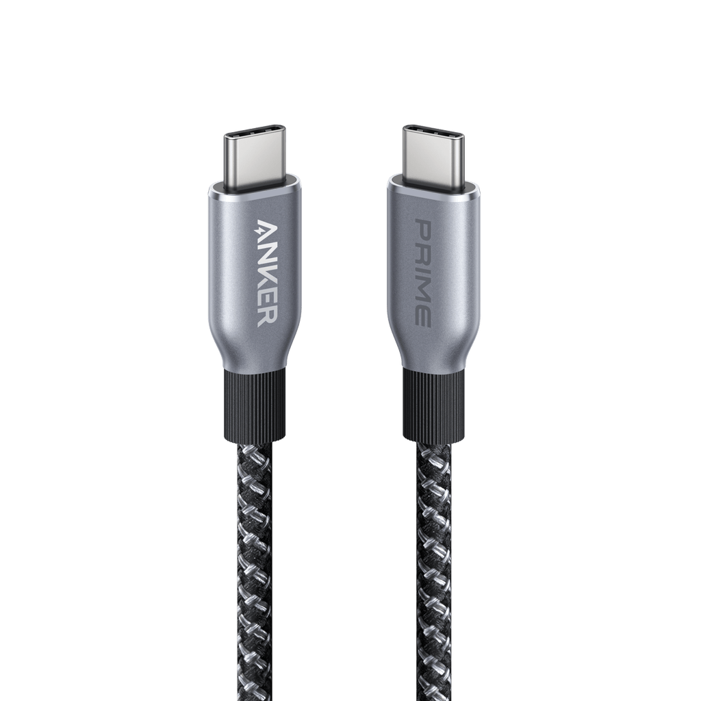 Anker Prime USB - C to USB - C Cable (240W, Upcycled - Braided) - Dynamic Power Supply - 