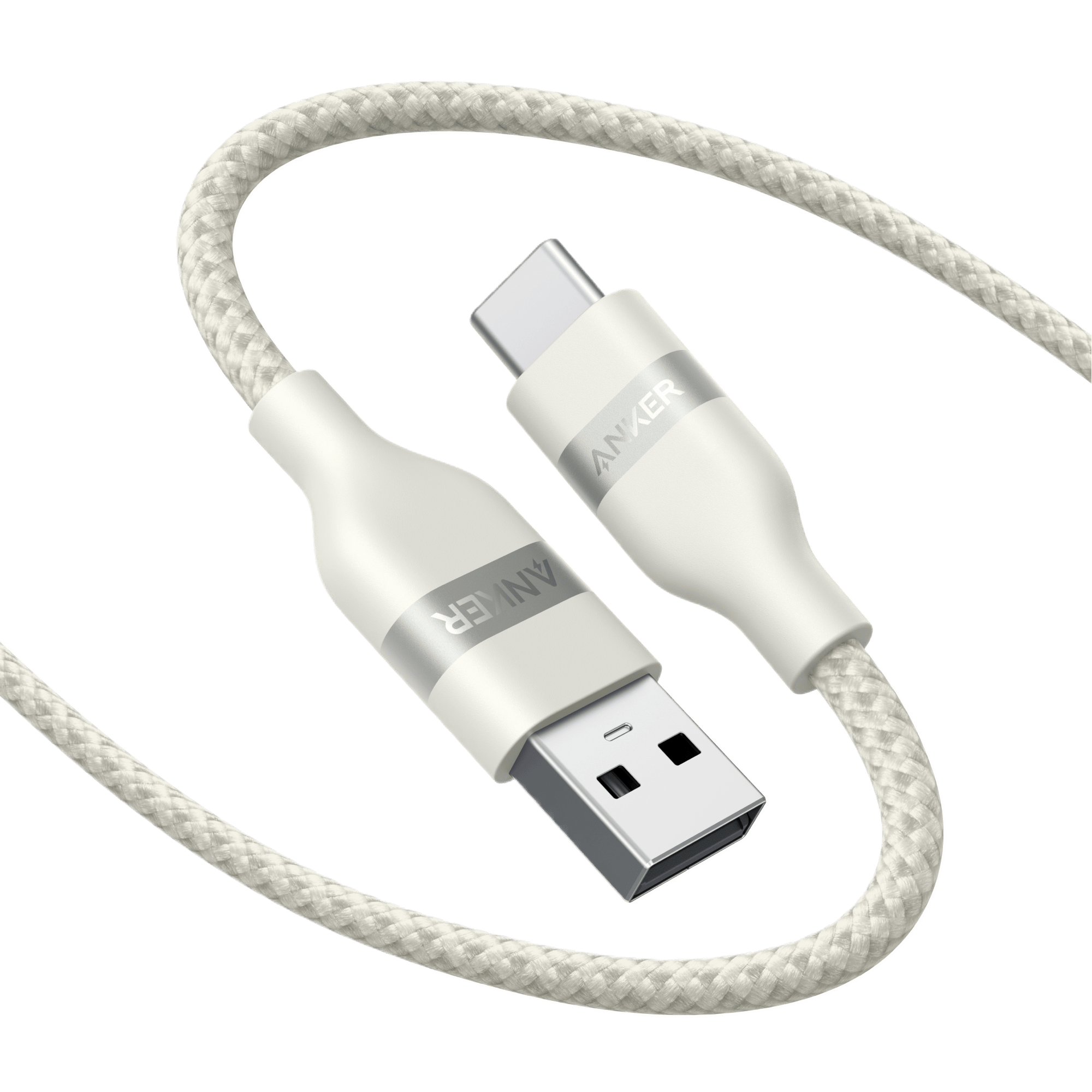 Anker USB-A to USB-C Cable (3 ft/6 ft, Upcycled-Braided) - Dynamic Power Supply - Charging Cables