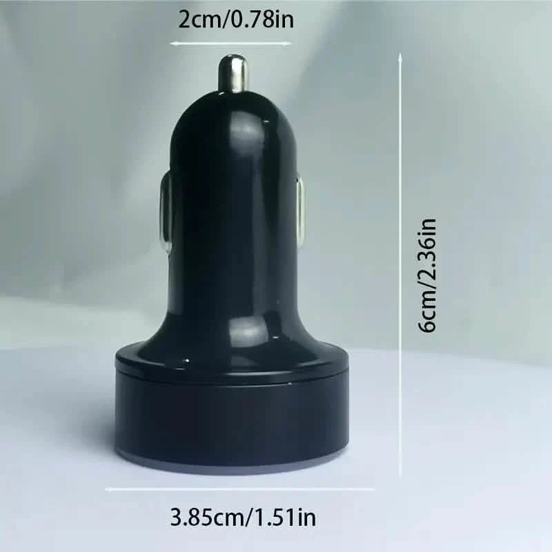 Fast Charging 6 Ports Car Charger Adapter with 4 USB + 2 Type - C 40W QC3.0 - Dynamic Power Supply - Automotive