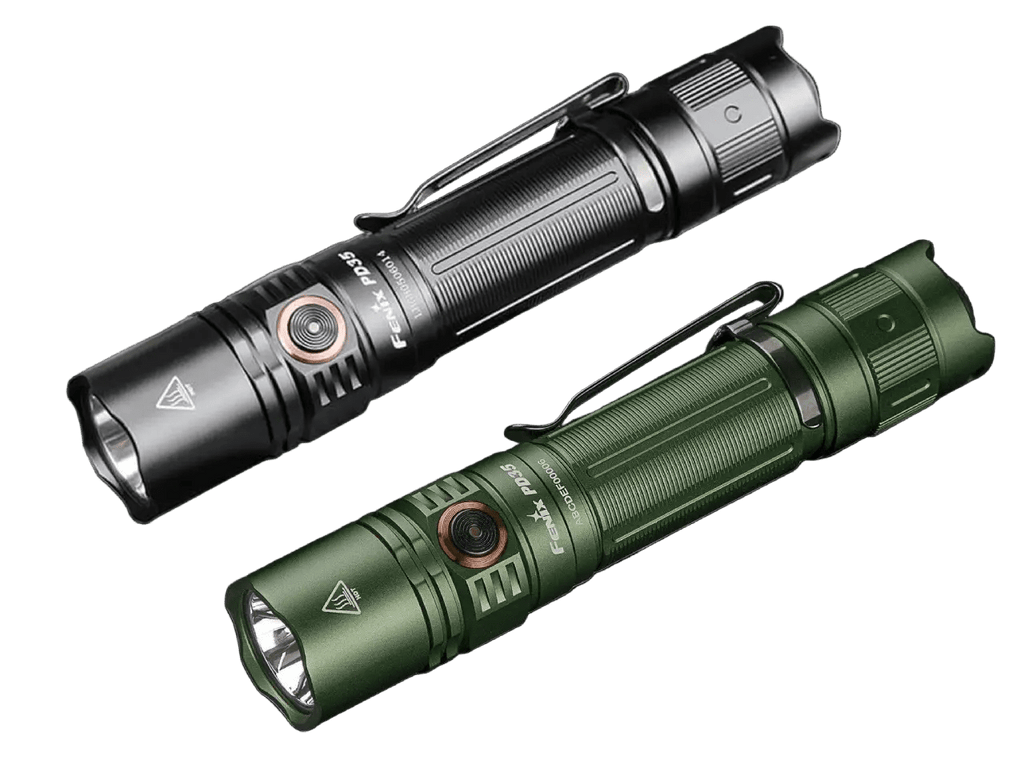 Fenix PD35 V3.0 Everyday Carry Flashlight - 1700 Lumens - Dynamic Power Supply - Flashlight