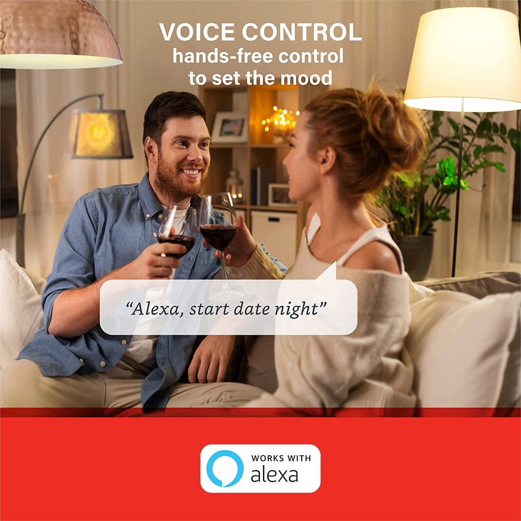 LED Smart Light Bulb, Alexa Compatible - Dynamic Power Supply - Smart Light Bulb
