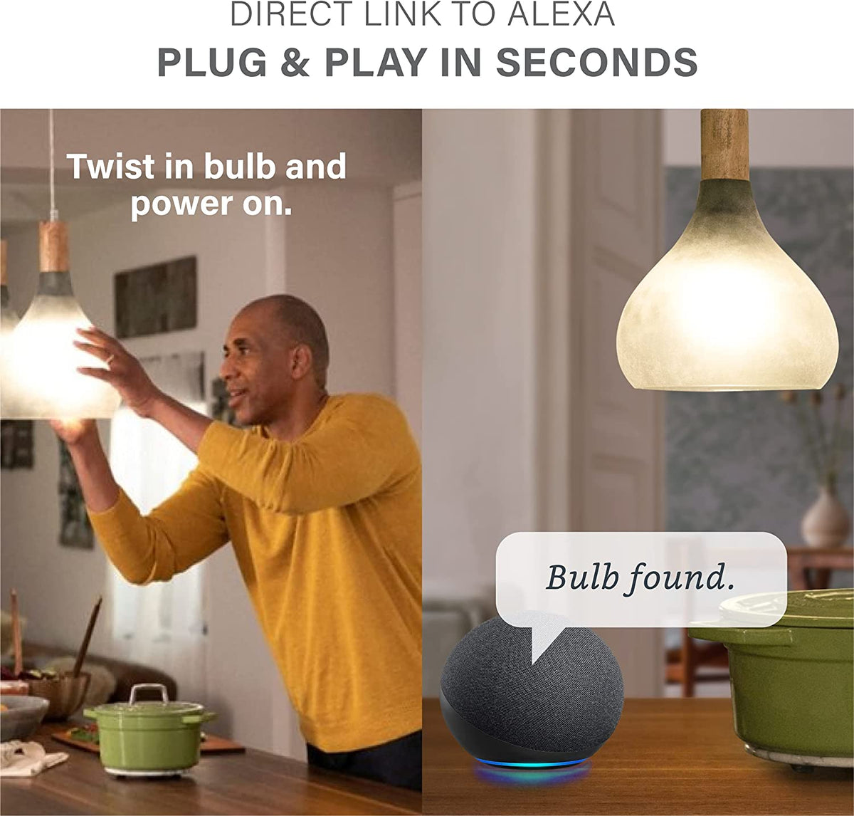 LED Smart Light Bulb, Alexa Compatible - Dynamic Power Supply - Smart Light Bulb