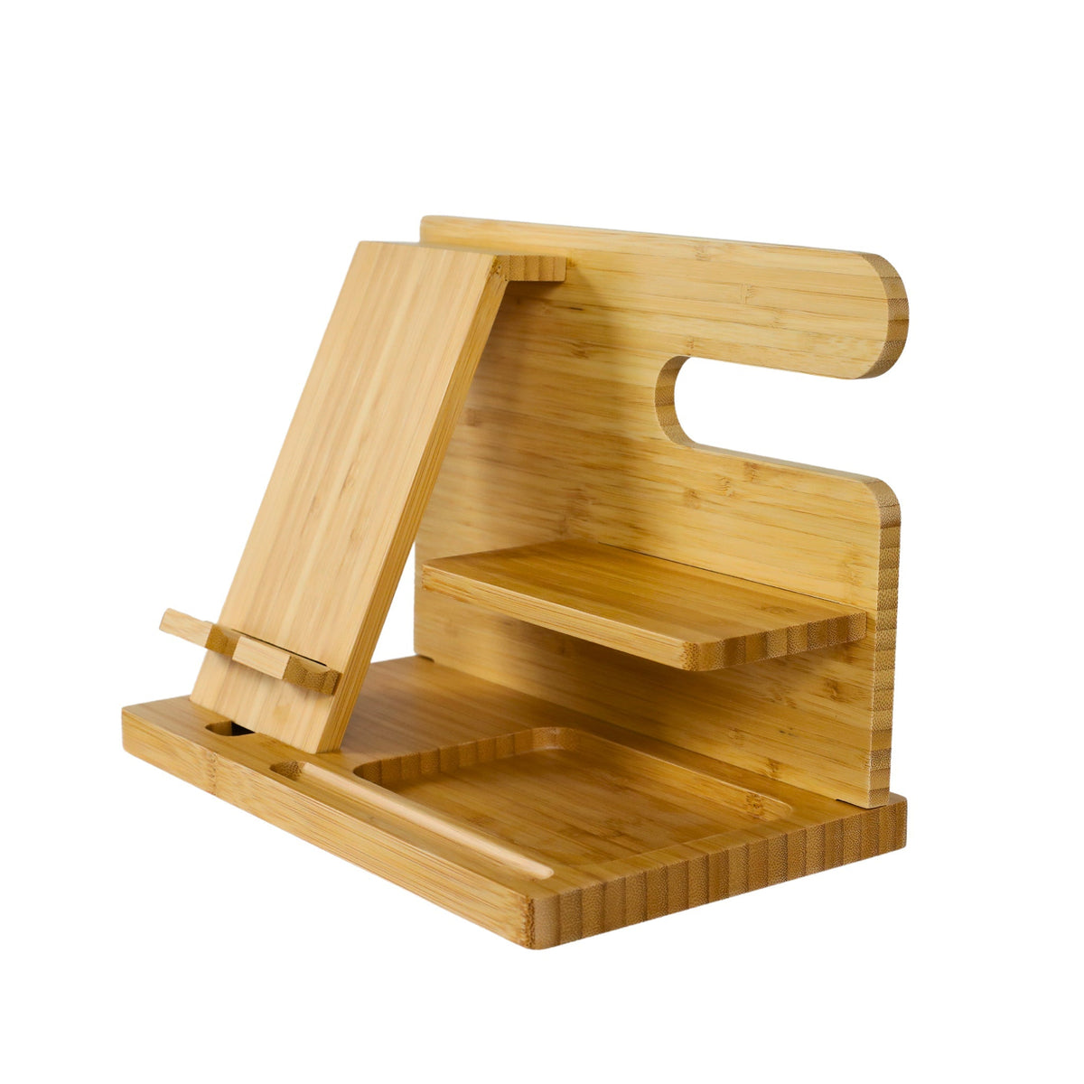 Light Wood Charging Shelf/Valet - Dynamic Power Supply - TMSACHARMCGHVMSLMLCLLL1M10