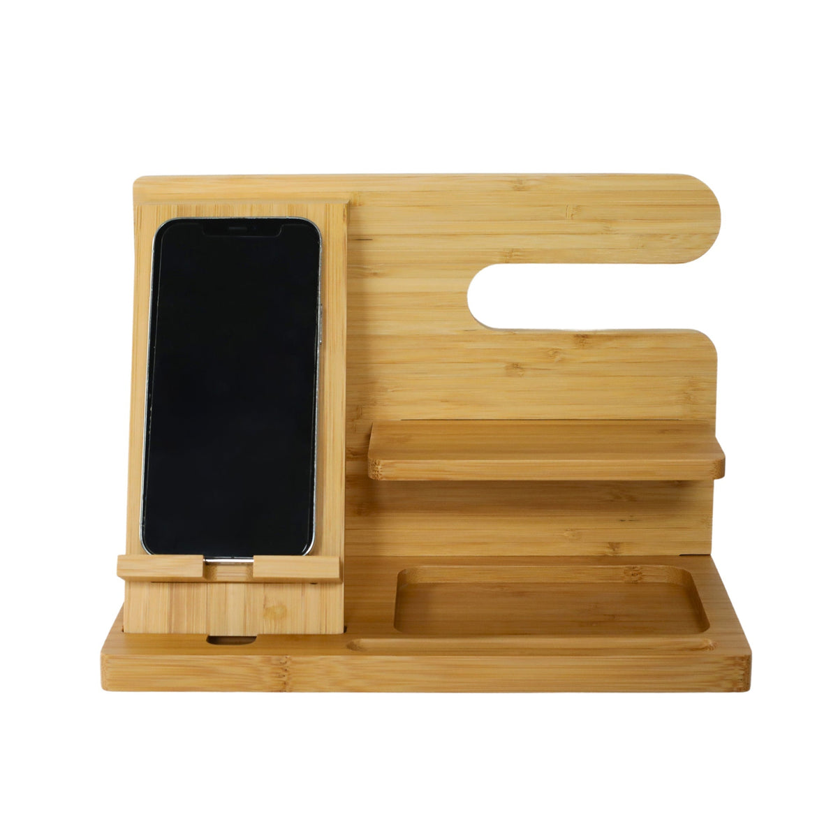 Light Wood Charging Shelf/Valet - Dynamic Power Supply - TMSACHARMCGHVMSLMLCLLL1M10