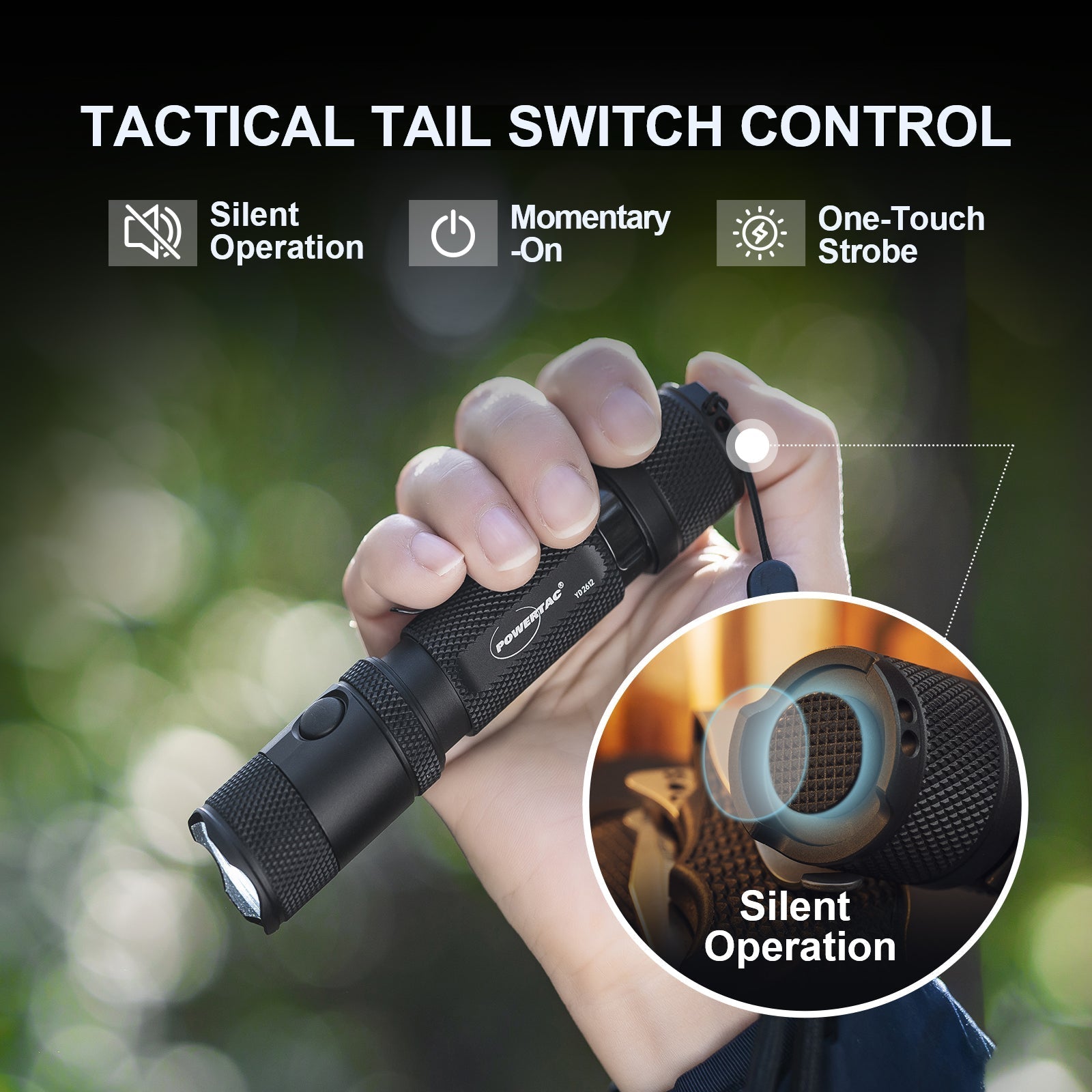 M5 Gen3 - 2,030 Lumen EDC High Power Flashlight - Dynamic Power Supply - Lamp