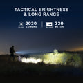M5 Gen3 - 2,030 Lumen EDC High Power Flashlight - Dynamic Power Supply - Lamp
