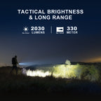 M5 Gen3 - 2,030 Lumen EDC High Power Flashlight - Dynamic Power Supply - Lamp