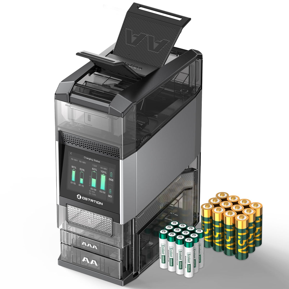 Ostation 2 Pro Smart Battery Charging & Storage Station