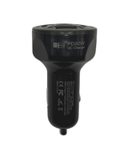 PD20W USB-C & QC3.0 Fast Car Charger Adapter – 4-Port Vehicle Charger with Power Delivery, Quick Charge & LED Indicator - Dynamic Power Supply - Car Charger