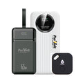 Power & Protection Bundle: 40,000mAh Power Bank, LED Fast Charger & Smart Tracker - Dynamic Power Supply - BATTERY