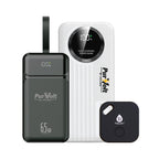 Power & Protection Bundle: 40,000mAh Power Bank, LED Fast Charger & Smart Tracker - Dynamic Power Supply - BATTERY