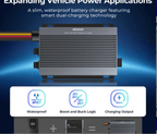 Renogy IP67 DC - DC with MPPT Battery Charger - Dynamic Power Supply - Battery Charger