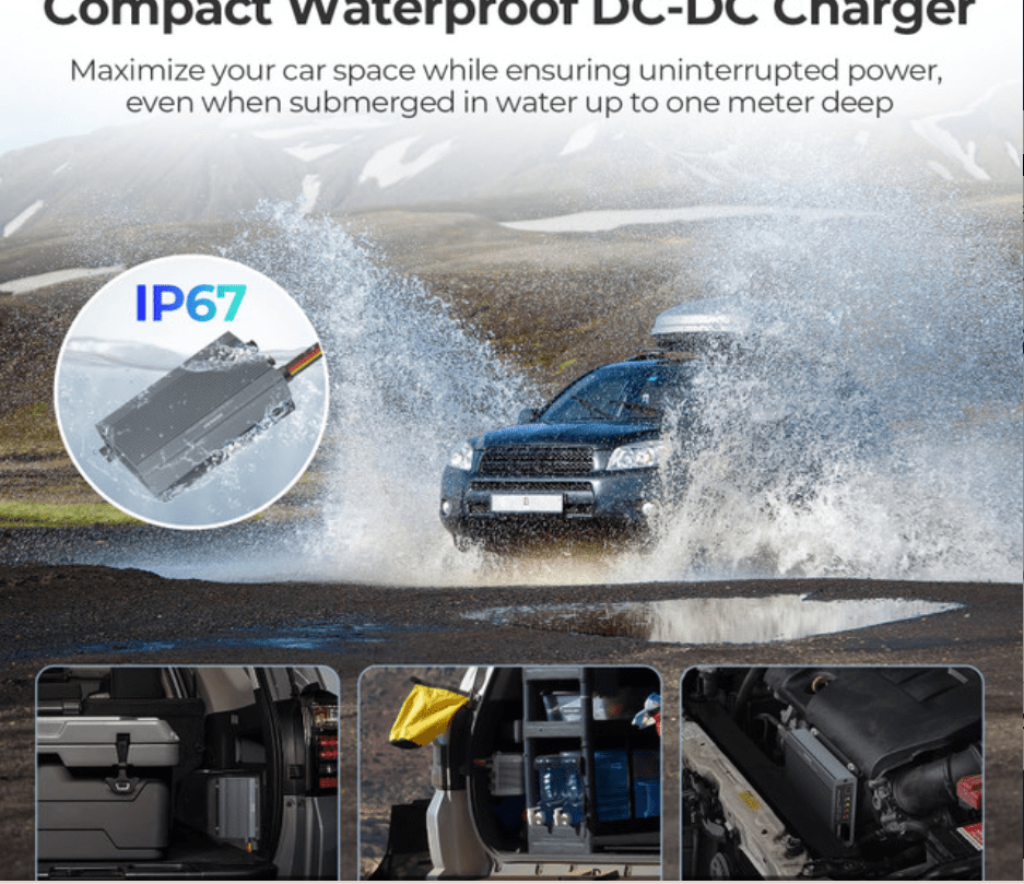 Renogy IP67 DC - DC with MPPT Battery Charger - Dynamic Power Supply - Battery Charger