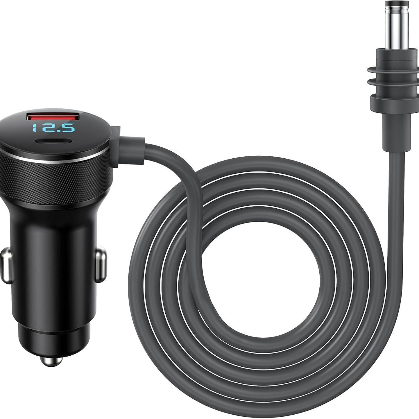 Starlink Mini Car Charger with Digital Display | 100W Type - C Power Cord - Dynamic Power Supply - Starlink