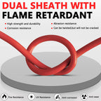 Vansdon 10 AWG Solar Panel Extension Cable Set – MC4 Male & Female Connectors, IP67 Waterproof, UV Resistant, Tinned Copper PV Cable - Dynamic Power Supply - Solar panel cables