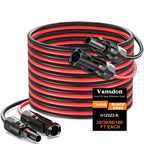 Vansdon 10 AWG Solar Panel Extension Cable Set – MC4 Male & Female Connectors, IP67 Waterproof, UV Resistant, Tinned Copper PV Cable - Dynamic Power Supply - Solar panel cables